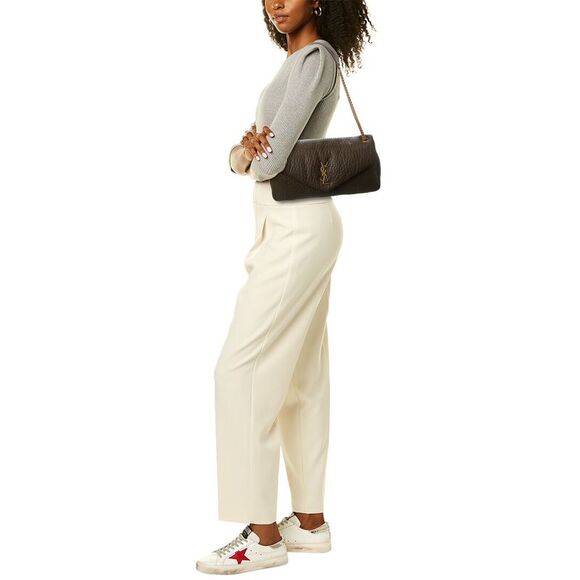 Saint Laurent Calypso Medium Leather Shoulder Bag - Picture 4 of 5